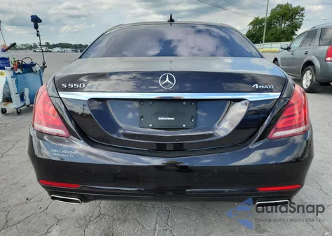2015 Mercedes-Benz S 550 4Matic z USA, uszkodzony, nr VIN WDDUG8FB9FA195397
